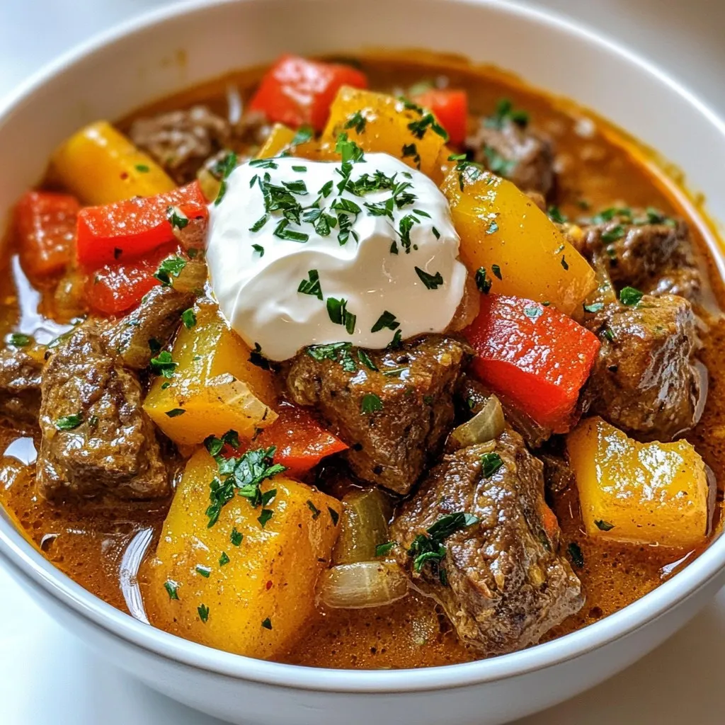 Authentic German Rahmgulasch Flavorful Comfort Dish
