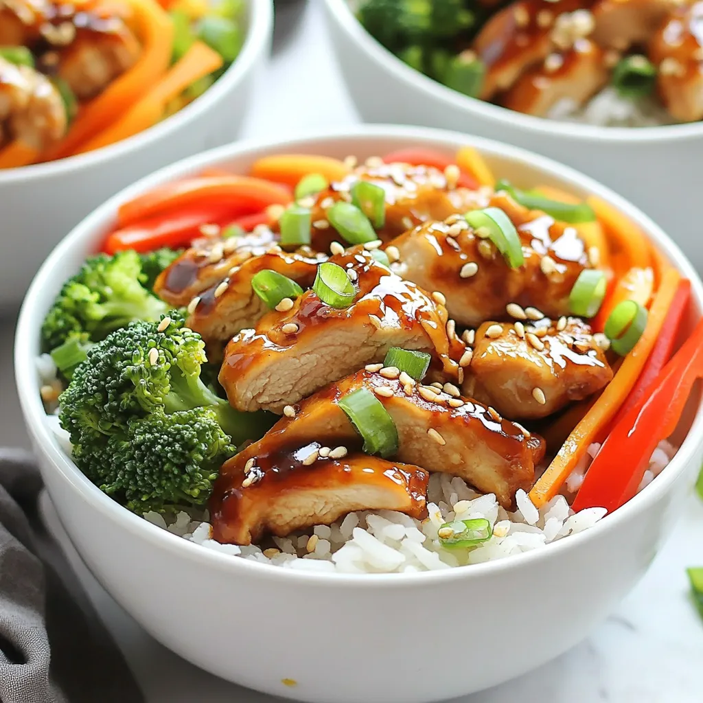 Teriyaki Chicken Rice Bowls Quick and Easy Recipe