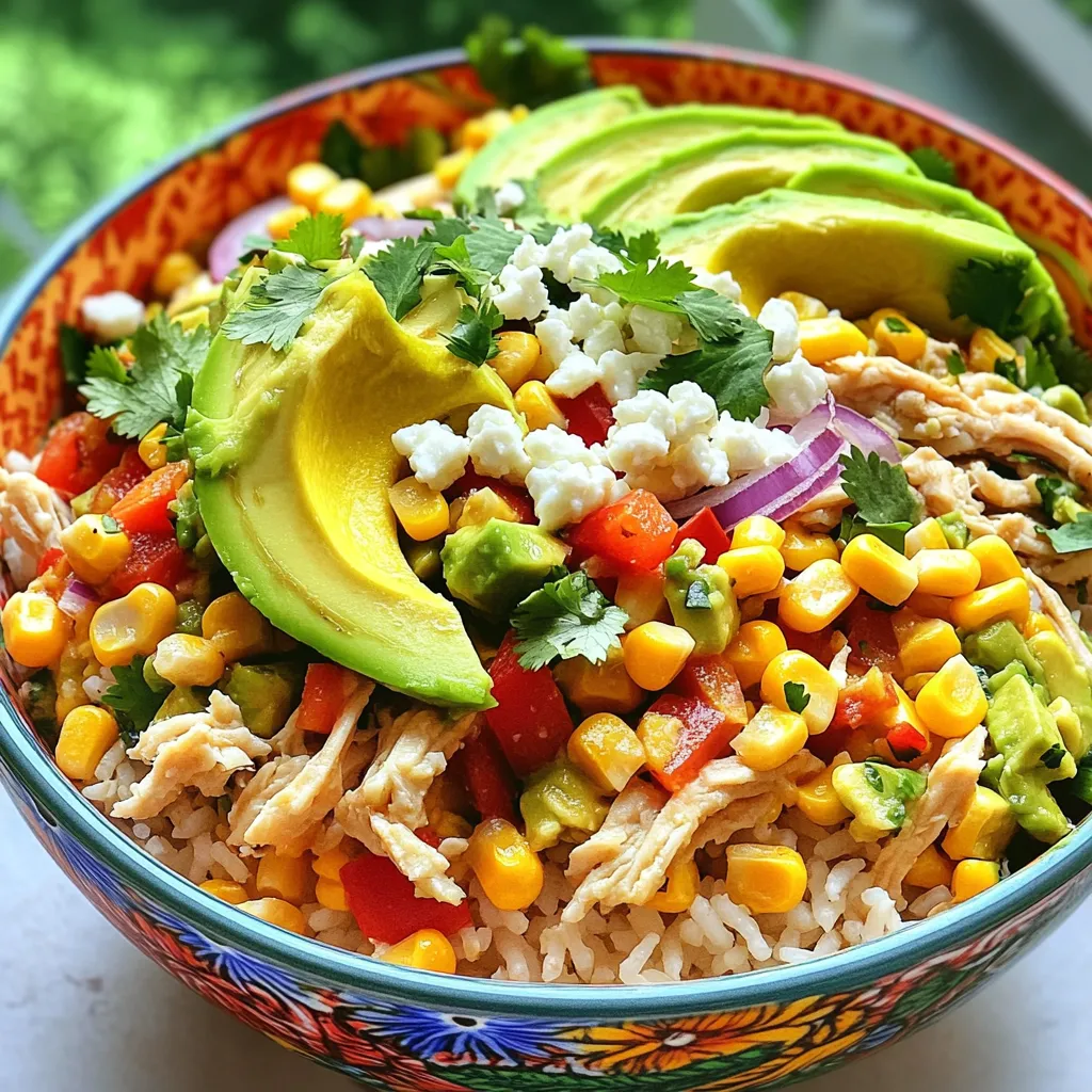 Street Corn Chicken Rice Bowl Flavorful and Easy Meal