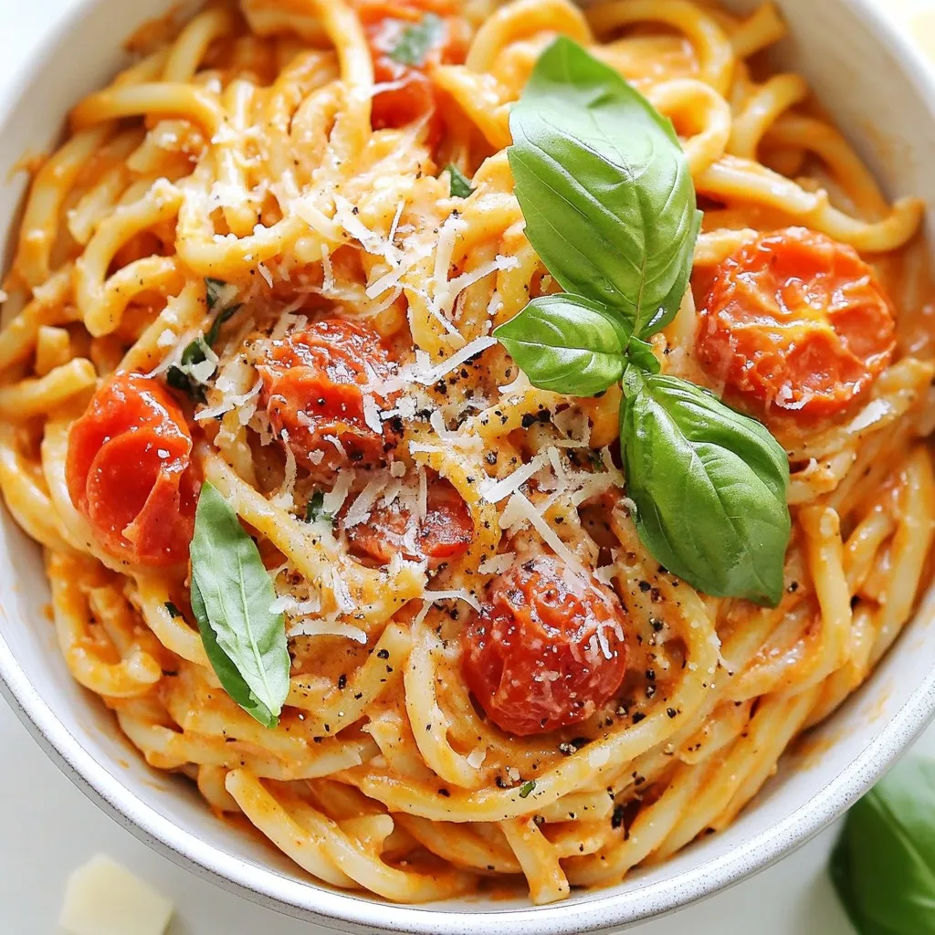 One-Pot Creamy Tomato Pasta Quick and Easy Meal