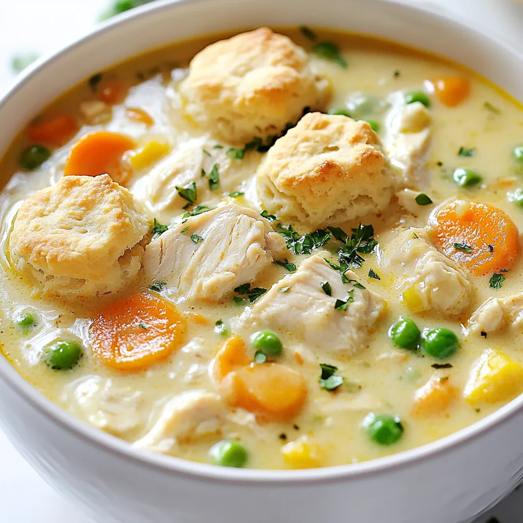 One Pot Chicken Pot Pie Soup Flavorful Comfort Meal