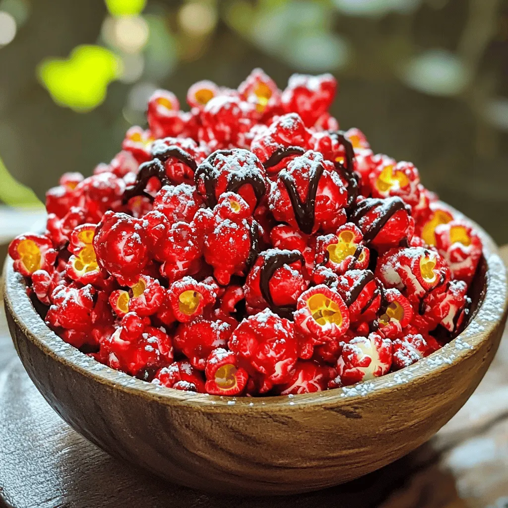 Bloody Red Velvet Popcorn Irresistible Treat Recipe