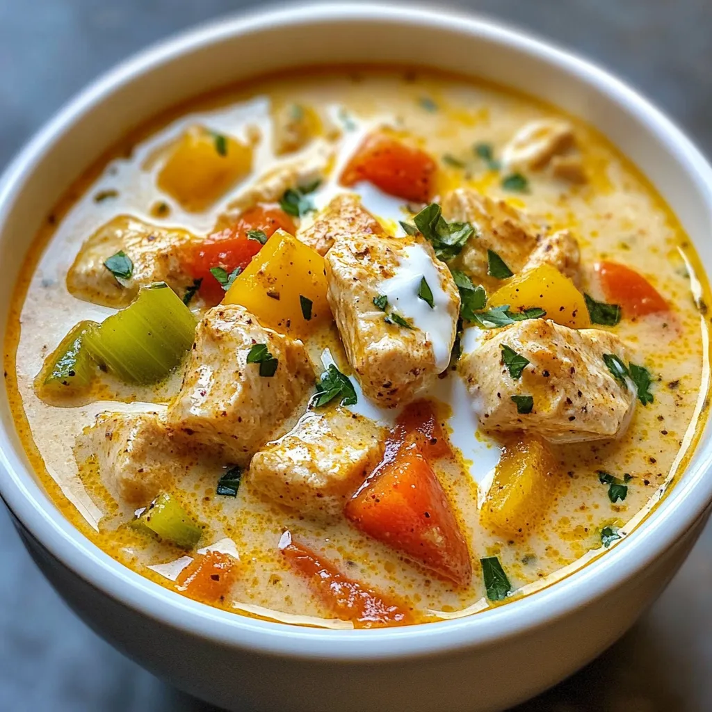 Creamy Cajun Chicken Soup Flavorful and Hearty Meal