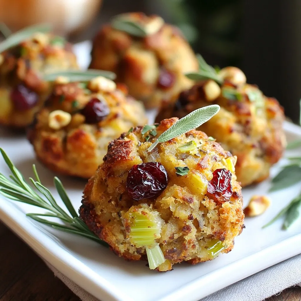 Satisfying Thanksgiving Stuffing Balls Easy Recipe