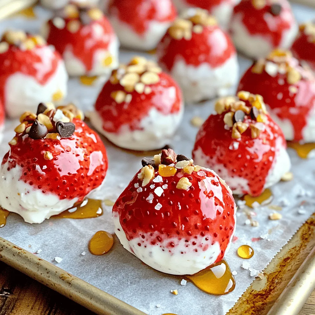 Frozen Strawberry Yogurt Clusters Simple and Sweet Snack