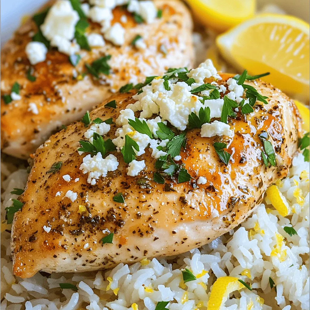 Greek Chicken with Lemon Rice Flavorful Dinner Recipe