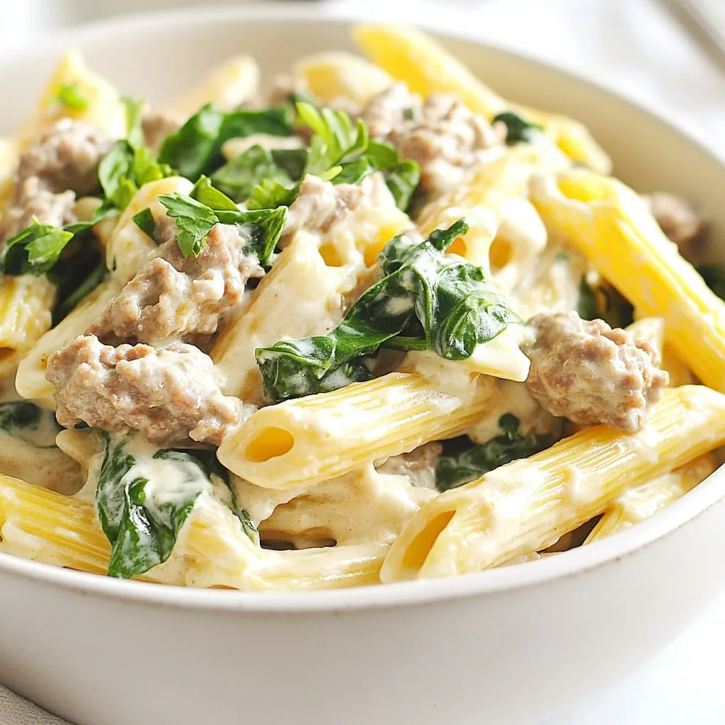 High-Protein Creamy Beef Pasta Quick and Easy Recipe