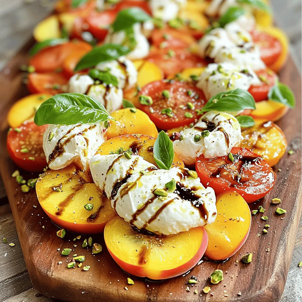 Tomato Peach Burrata Salad Flavorful and Fresh Delight