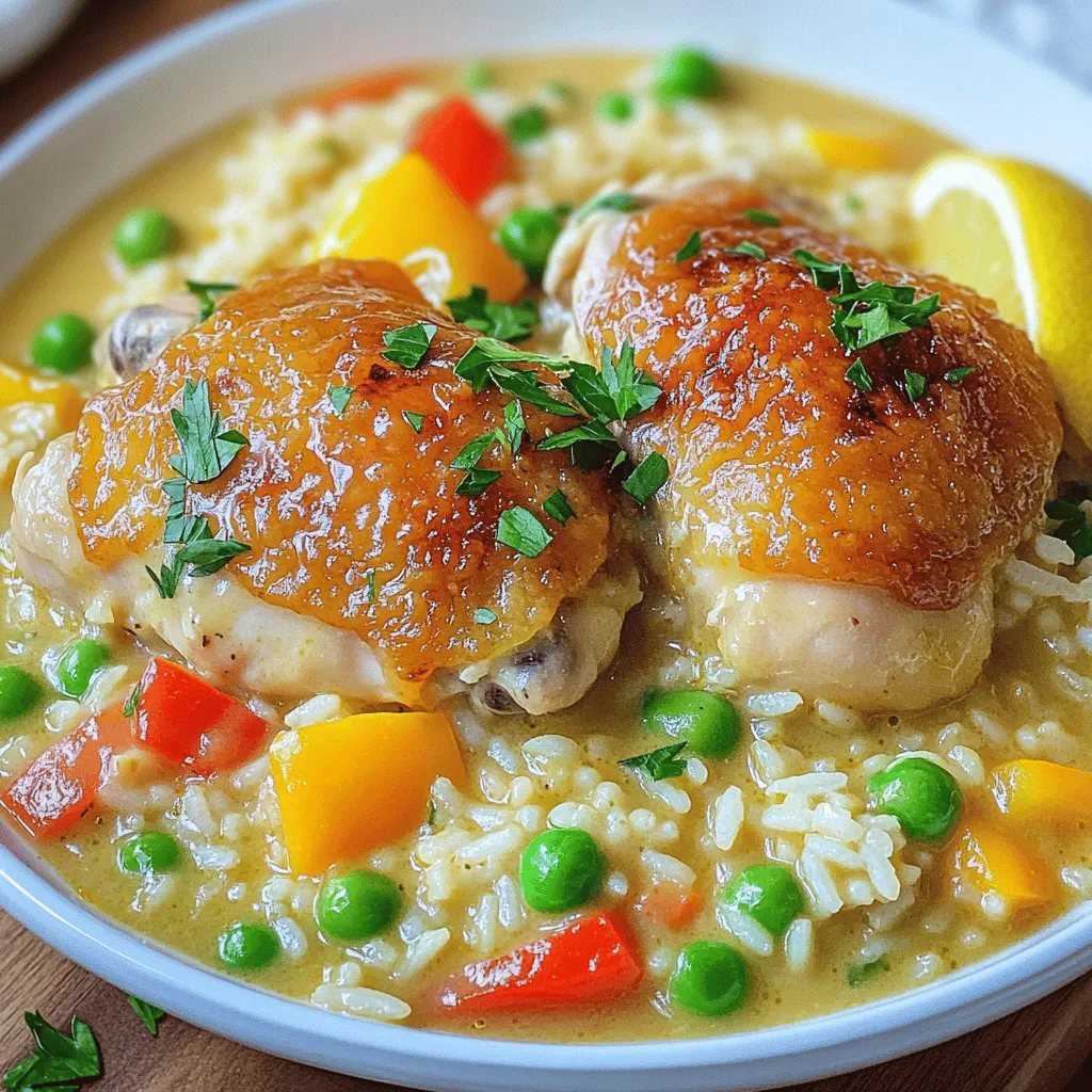 Smothered Chicken and Rice Hearty Comfort Meal