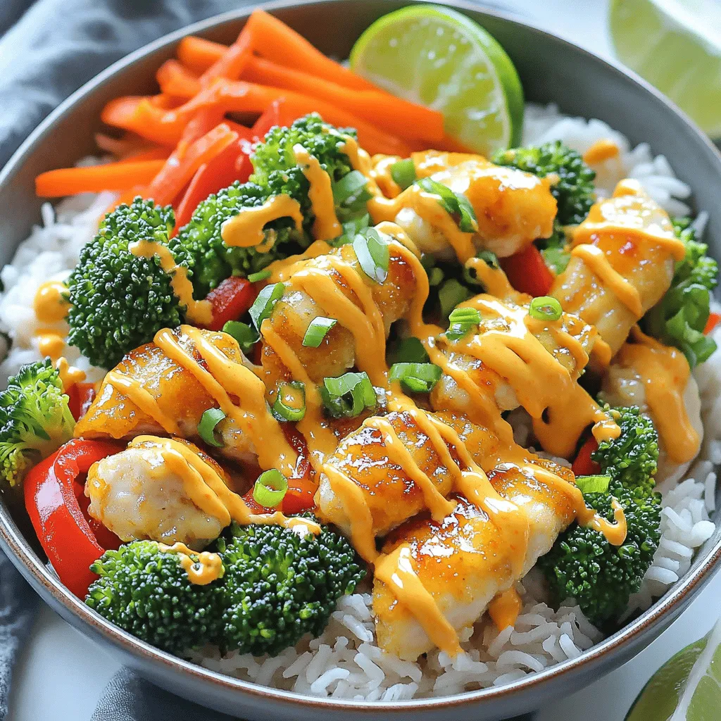 Bang Bang Chicken Bowl Flavorful and Simple Recipe