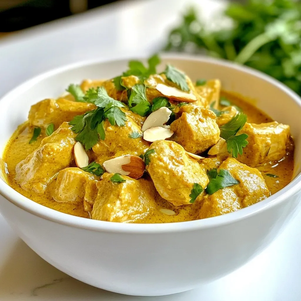 Homemade Chicken Korma Flavorful and Easy Recipe