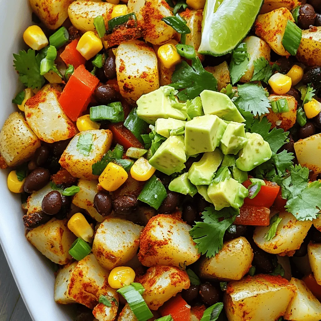 Mexican Potatoes Packed with Flavorful Ingredients