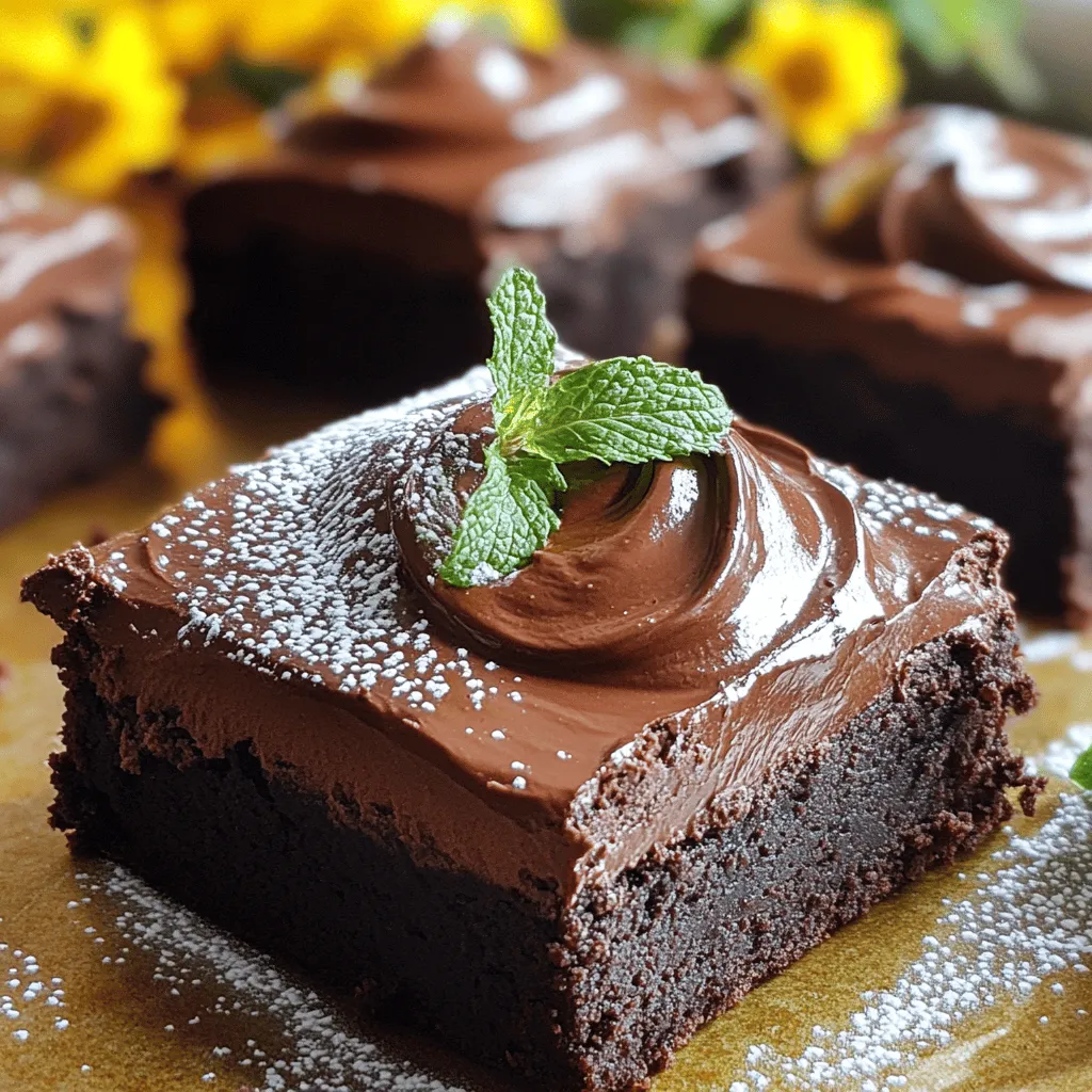 Chocolate Mousse Brownies Rich and Decadent Delight