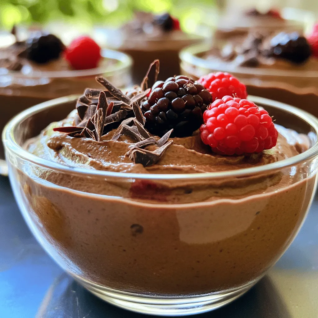 Protein Chocolate Greek Yogurt Mousse Delightful Treat