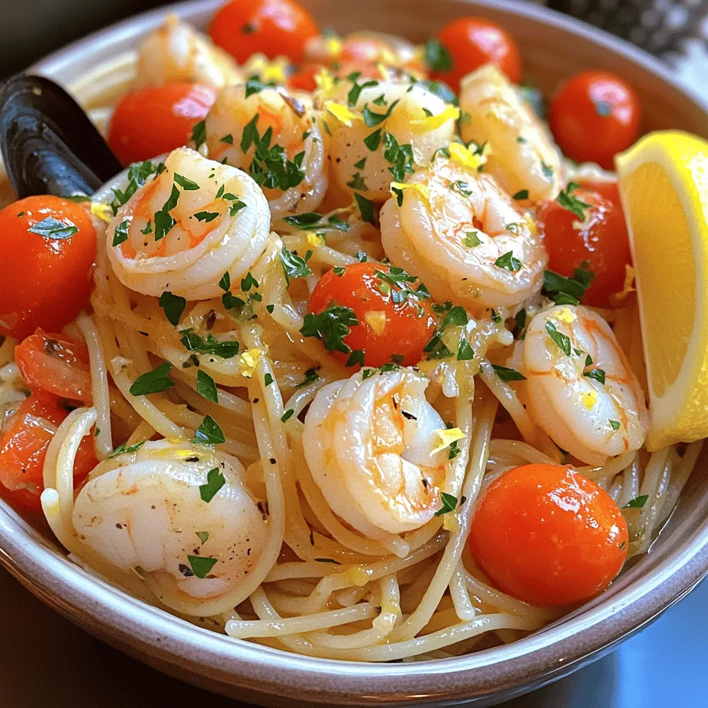 Seafood Pasta in Garlic Sauce Savory and Easy Meal