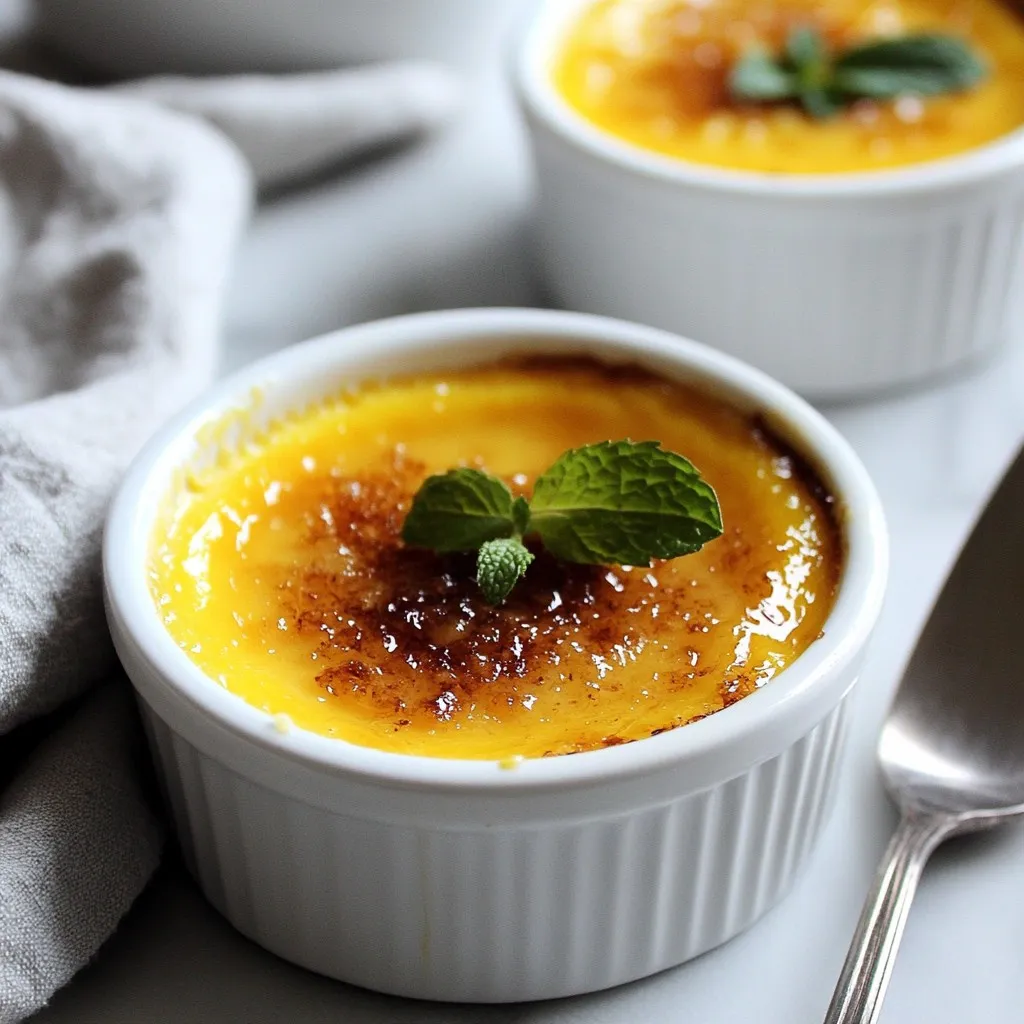 Pumpkin Crème Brûlée Rich and Creamy Delight