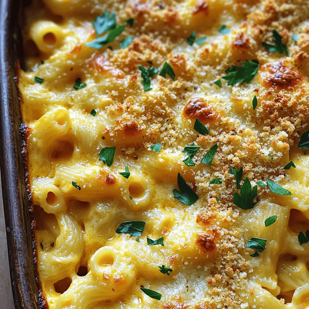Extra Cheesy Baked Mac and Cheese Recipe Delight