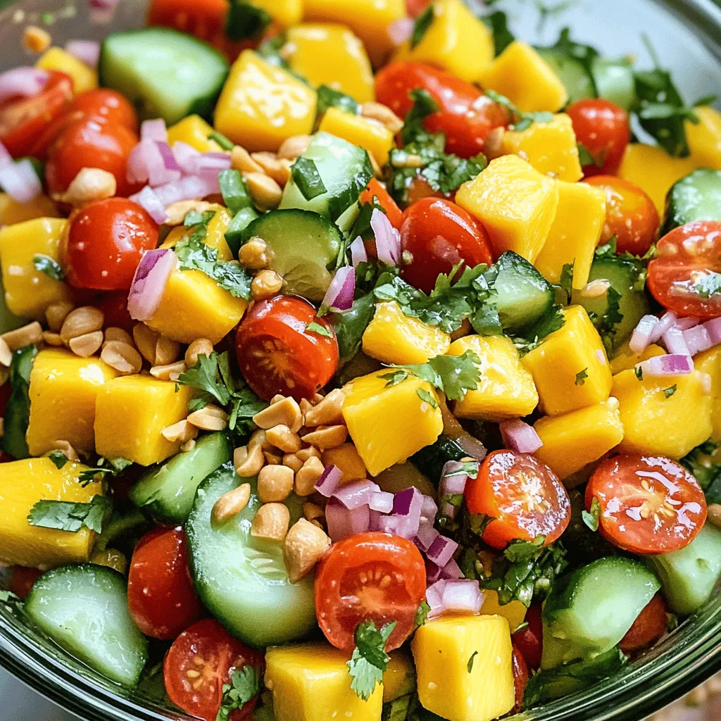 Mango Salad Fresh and Flavorful Healthy Dish