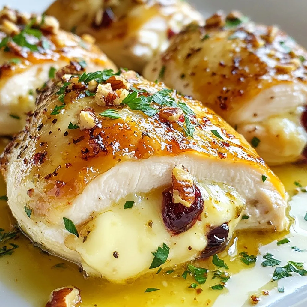 Cranberry Brie Stuffed Chicken Flavorful Dinner Delight