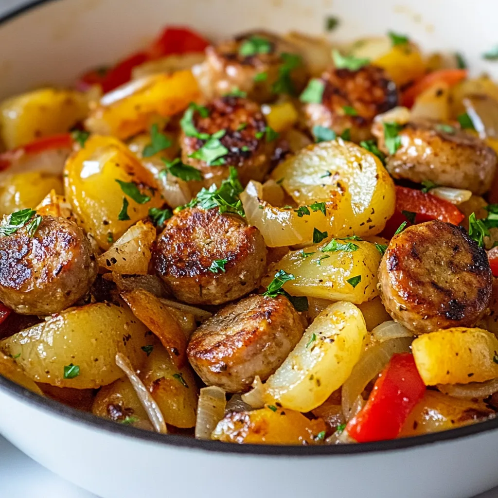 Sausage and Potato Skillet Hearty Family Dinner