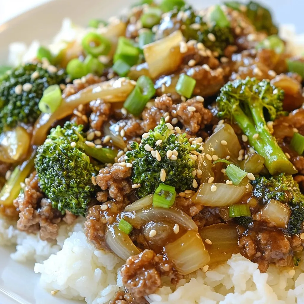 Savory Ground Beef &#038; Broccoli Stir-Fry Recipe