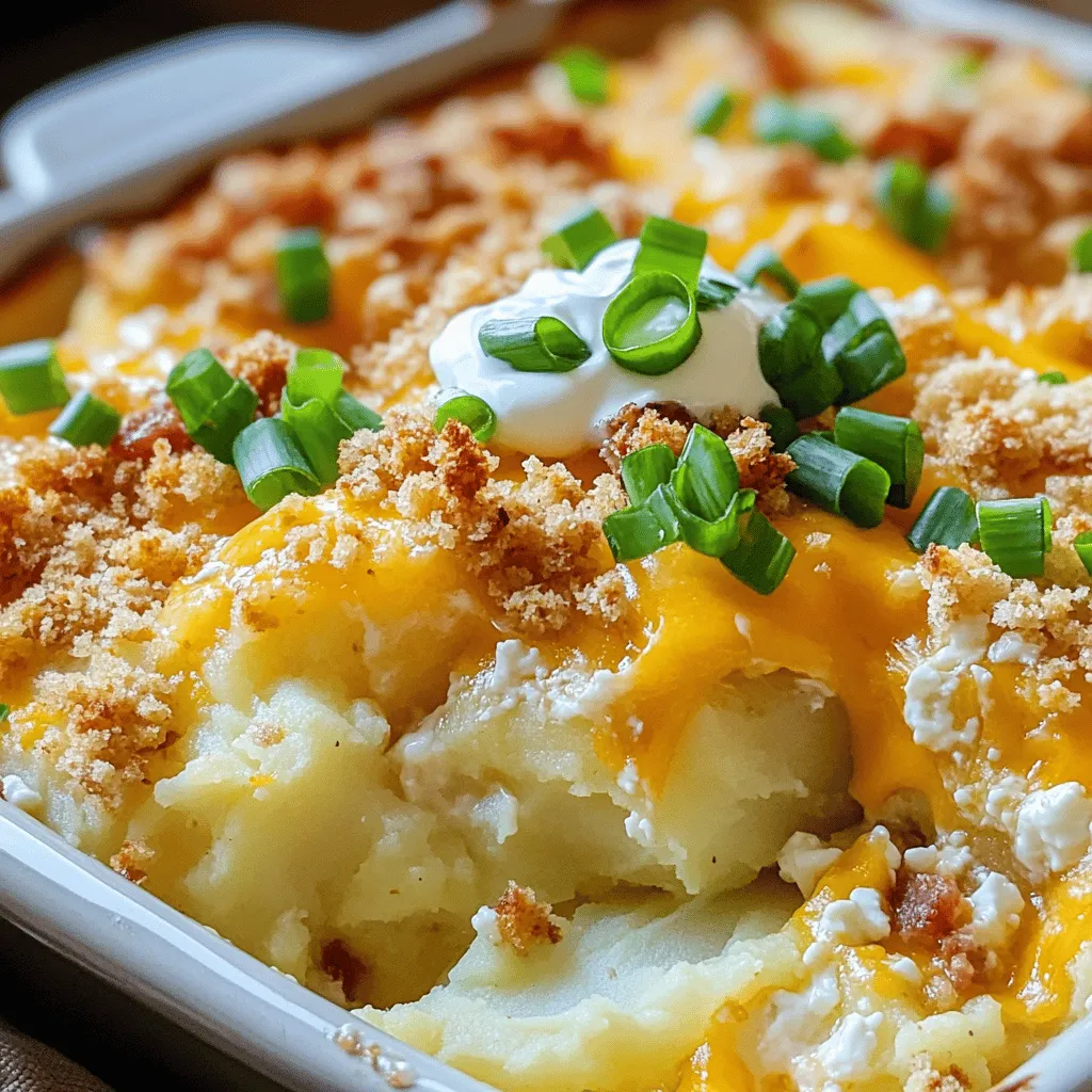 Loaded Baked Potato Casserole Delicious Comfort Dish