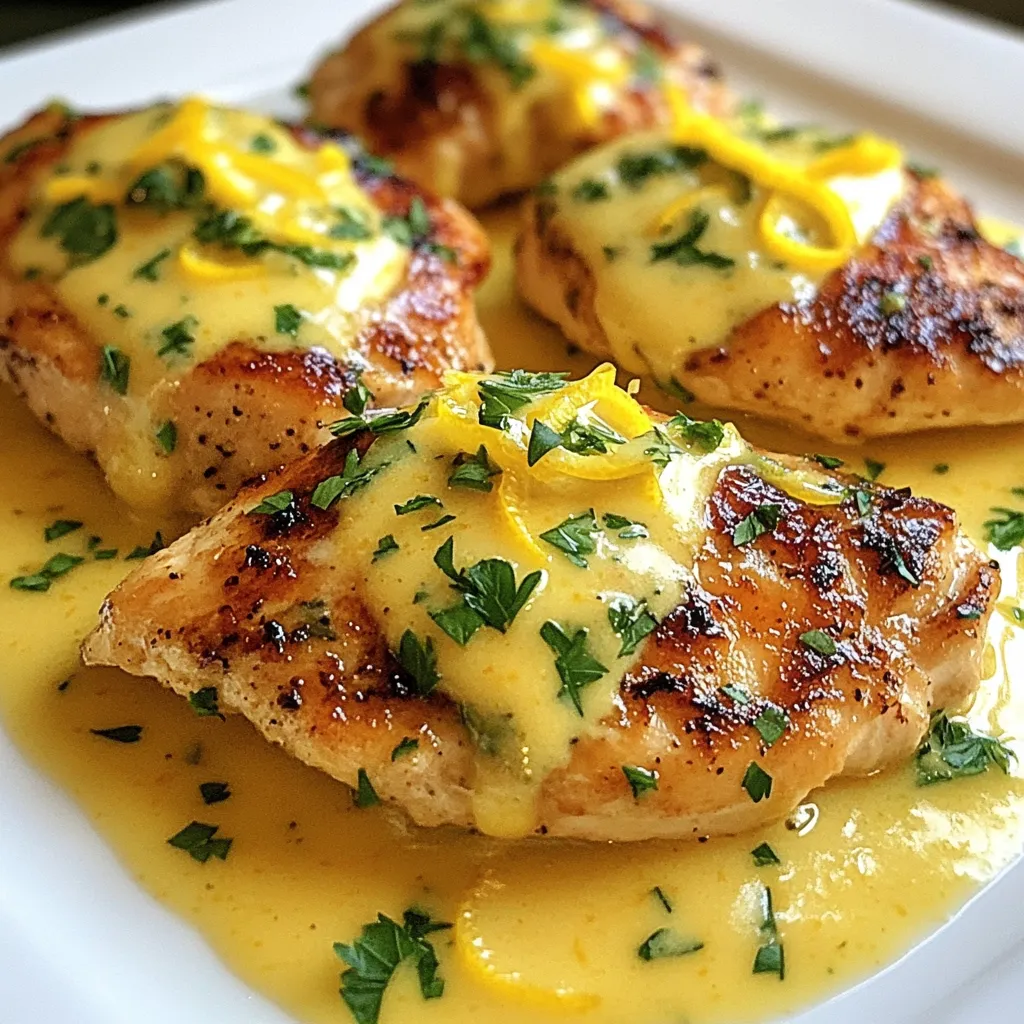 Creamy Lemon Chicken with Parmesan Sauce Recipe