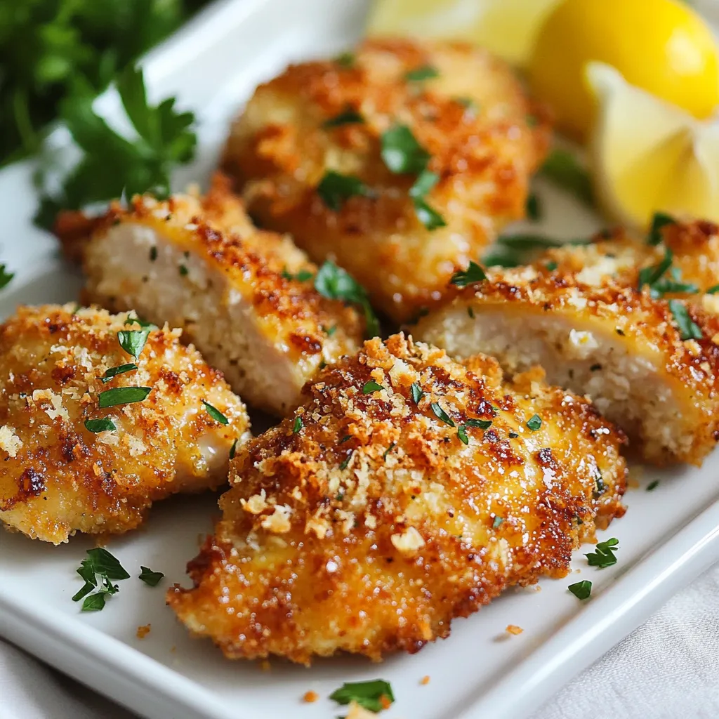 Garlic Parmesan Chicken Flavorful and Crispy Meal