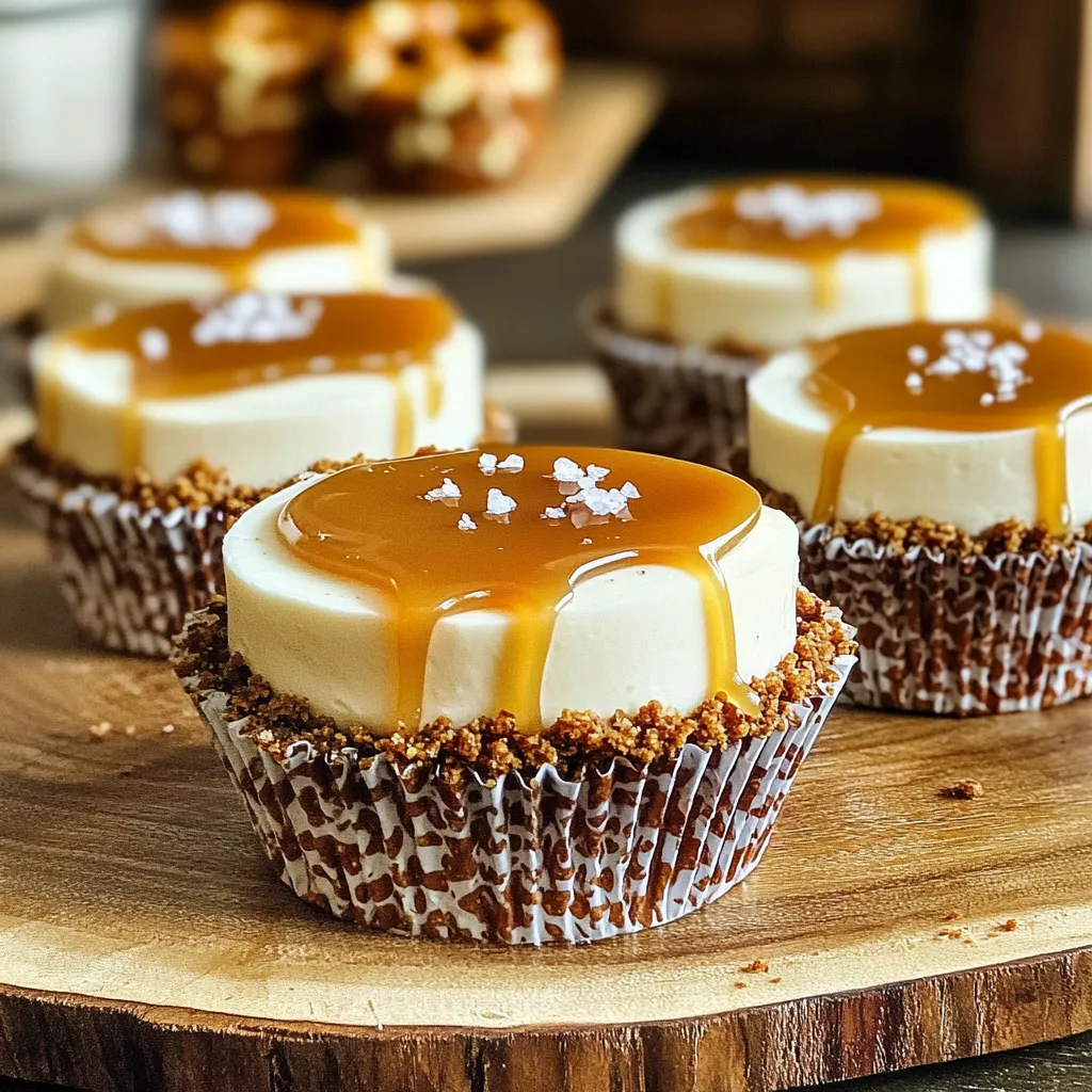 No-Bake Salted Caramel Pretzel Cheesecake Cups Delight