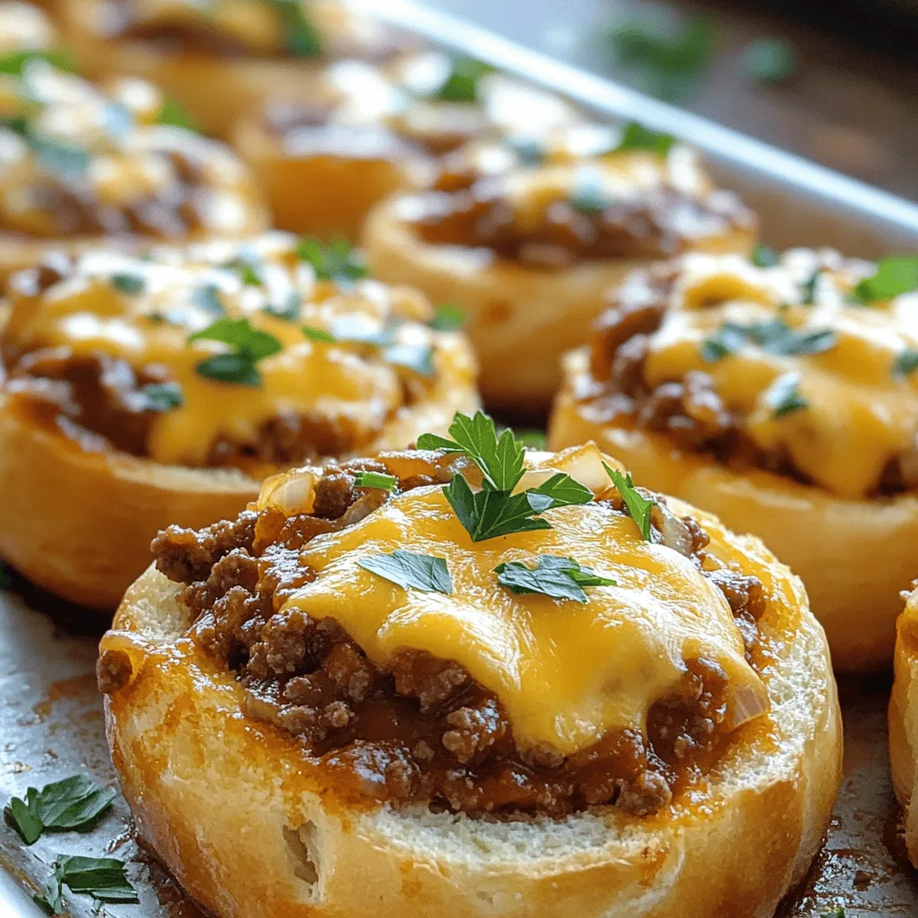 Cheesy Garlic Bread Sloppy Joes Tasty and Easy Meal