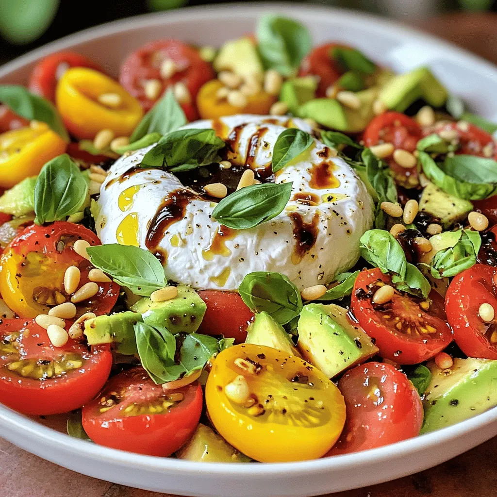 Burrata Salad Delight Fresh and Flavorful Recipe