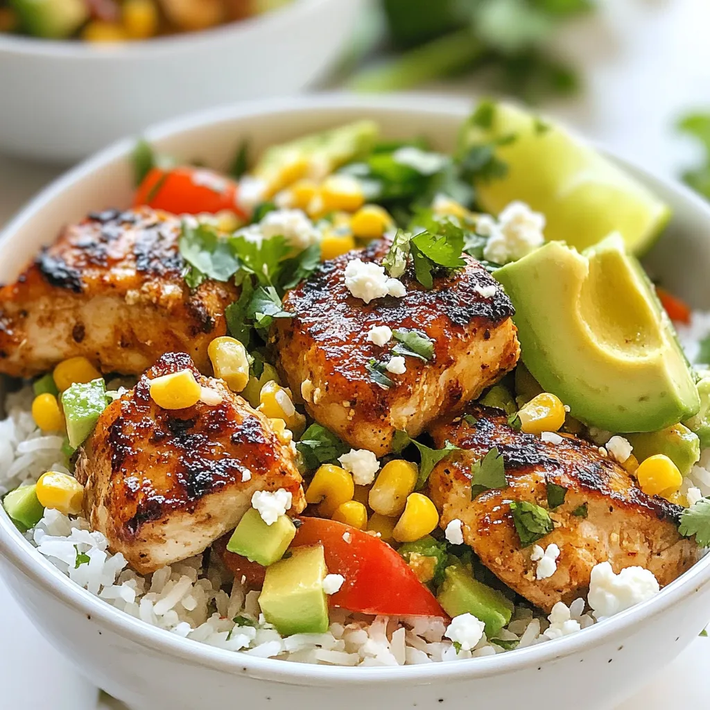 Savory Street Corn Chicken Rice Bowls Recipe Guide