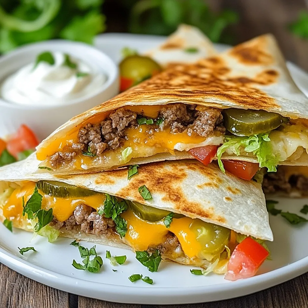 Smashburger Quesadillas Flavorful and Easy Recipe