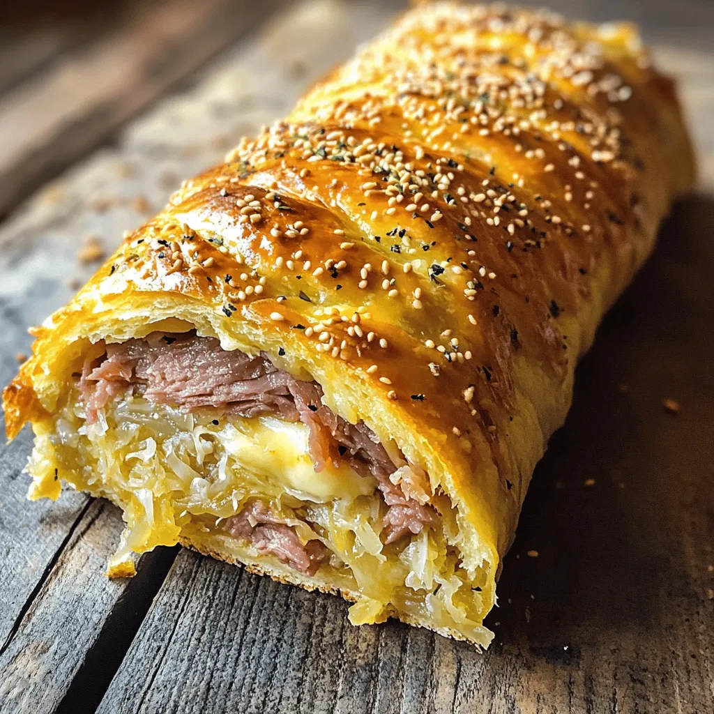 Reuben Stromboli Tasty Twist on a Classic Dish