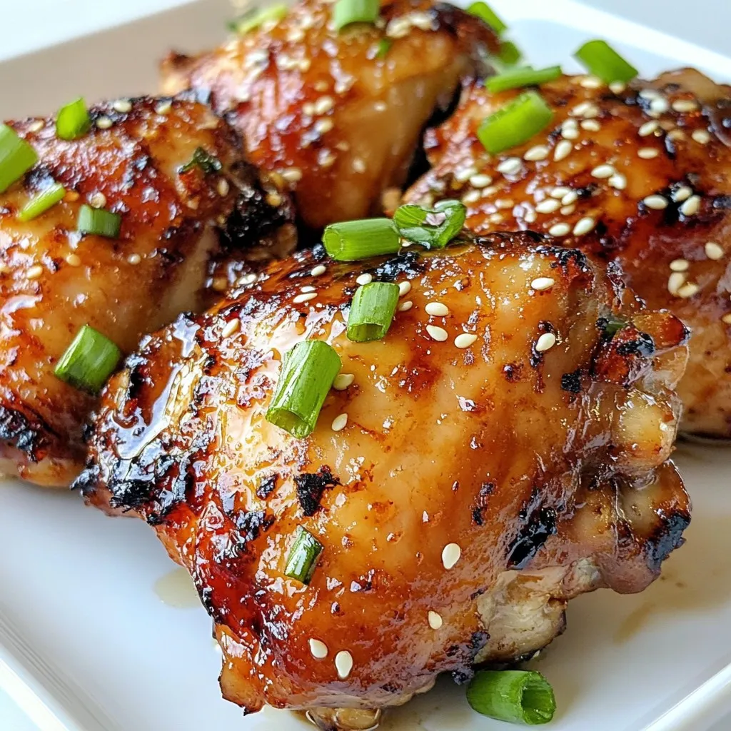 Air Fryer Soy Garlic Chicken Thighs Tasty Recipe