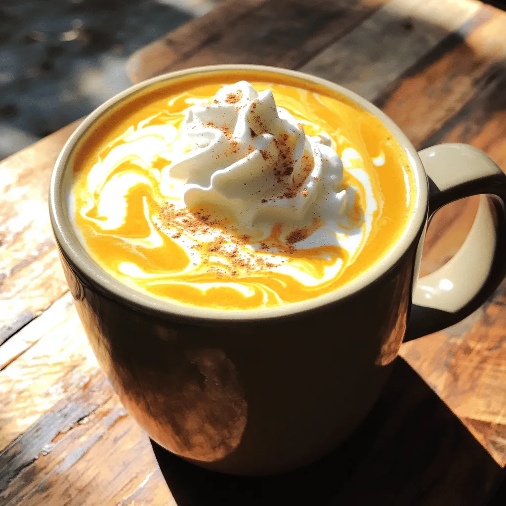 Creamy Pumpkin Spice Latte Irresistible Fall Drink