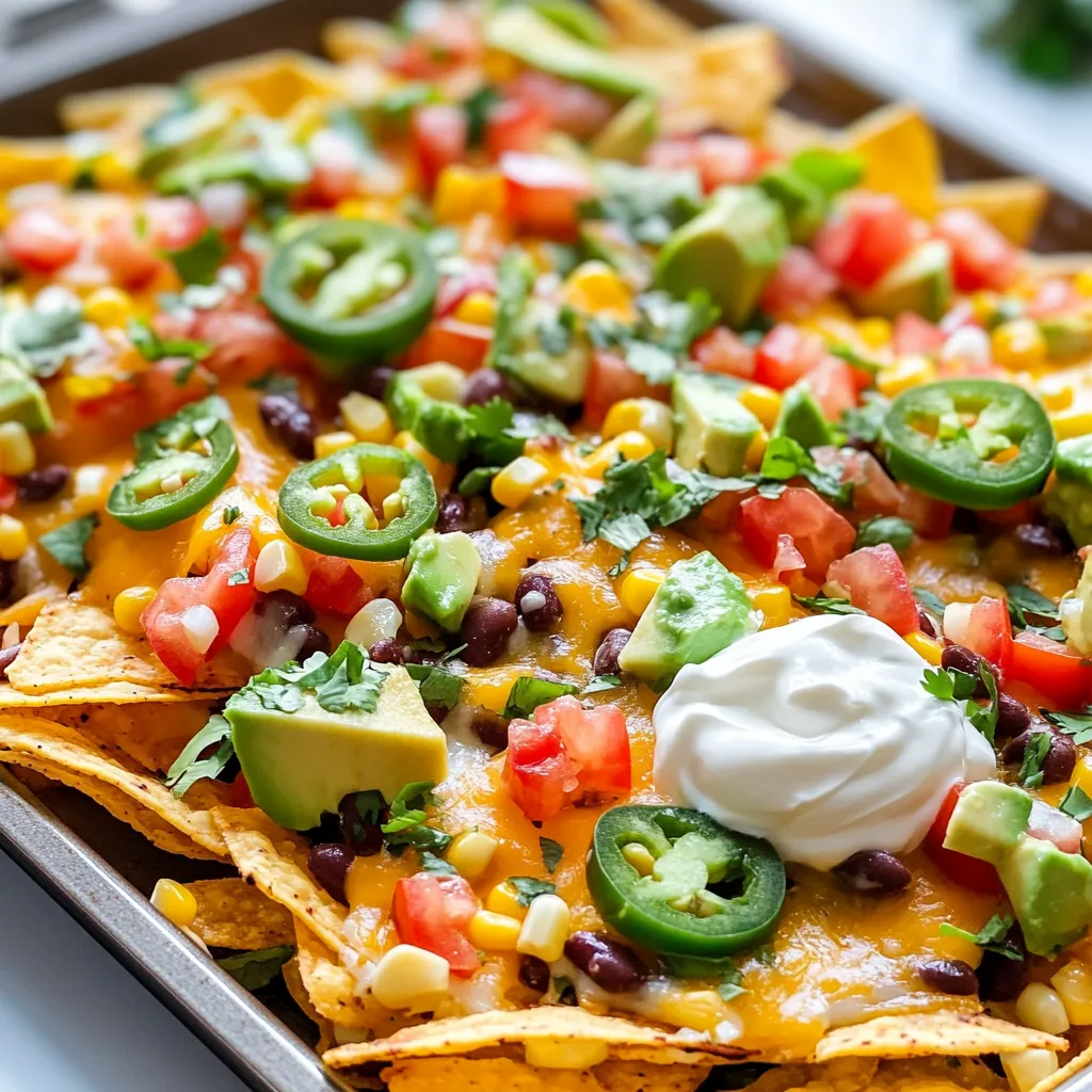 Sheet Pan Nachos Perfectly Cheesy and Crispy Meal