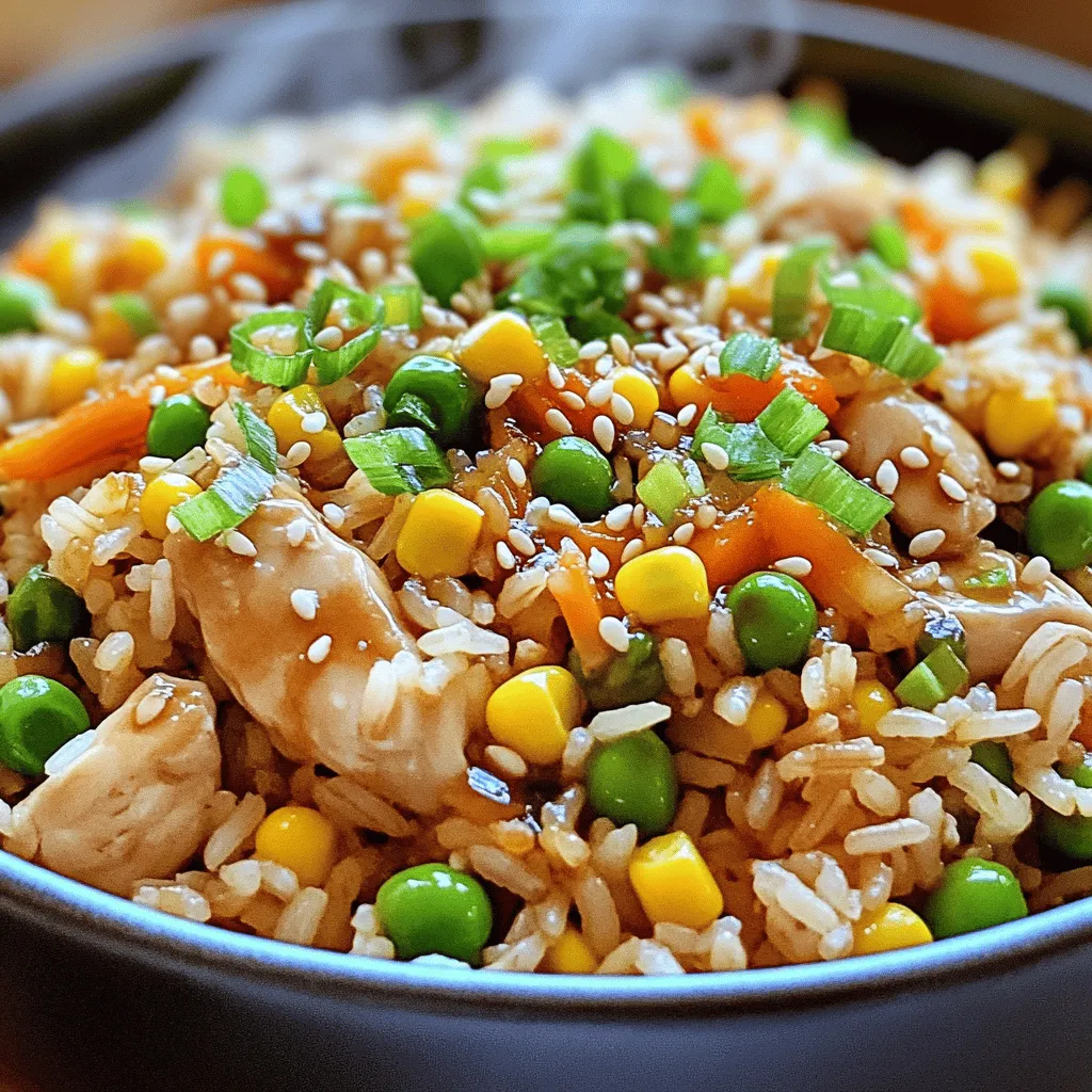 Teriyaki Chicken Fried Rice Flavorful and Simple Dish