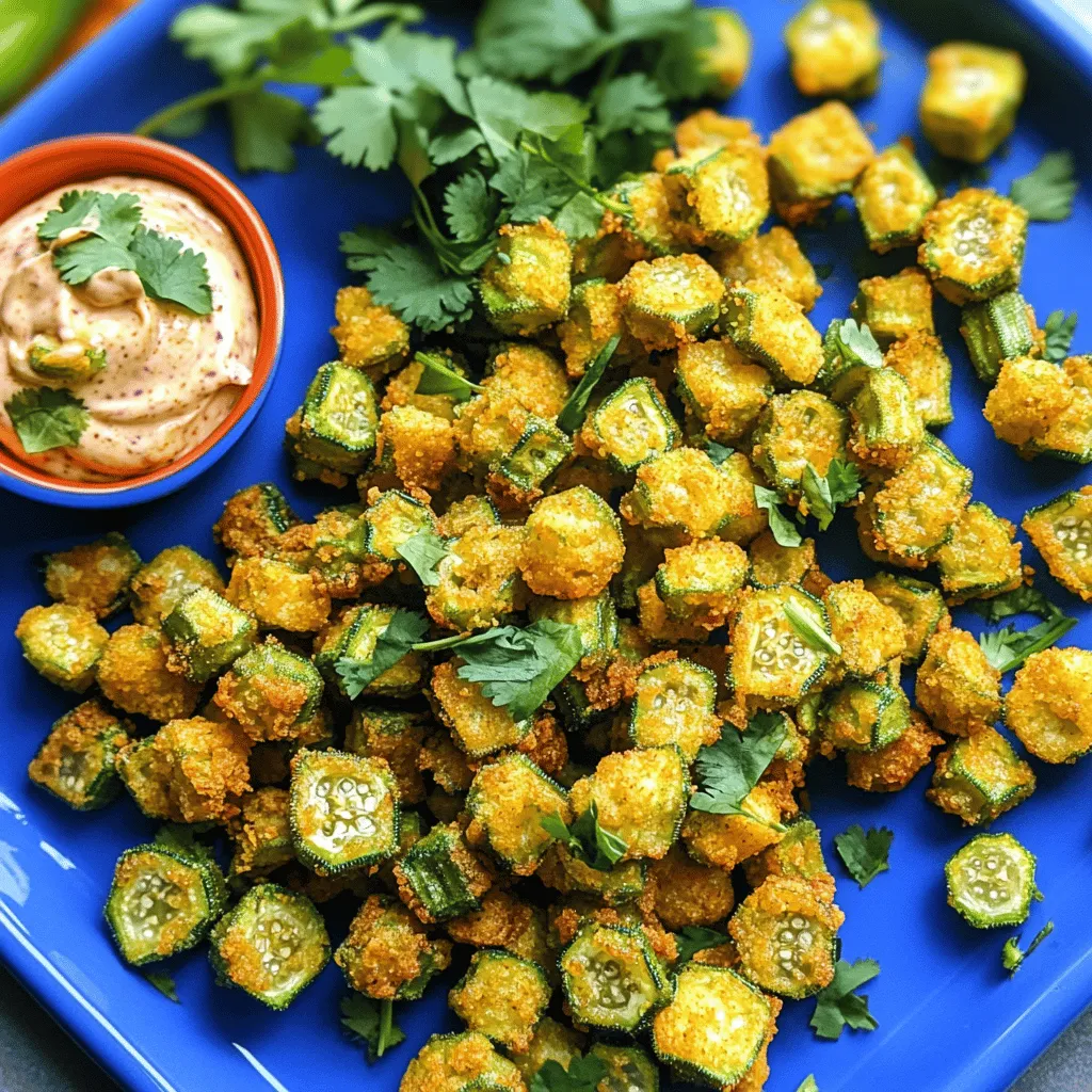 Pan Fried Okra Crispy Delight on Your Plate