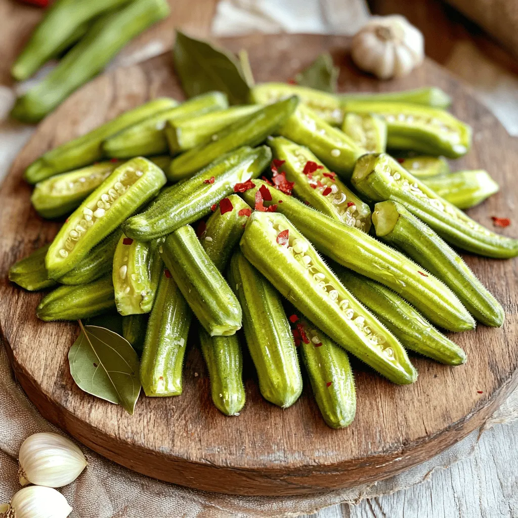 Crispy Pickled Okra Perfect for Any Meal