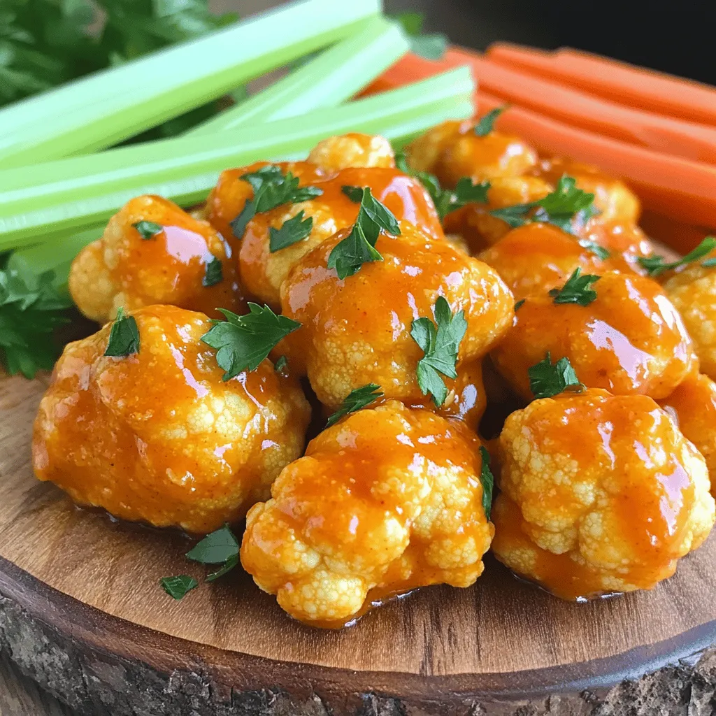 Buffalo Cauliflower Wings Flavorful and Easy Recipe