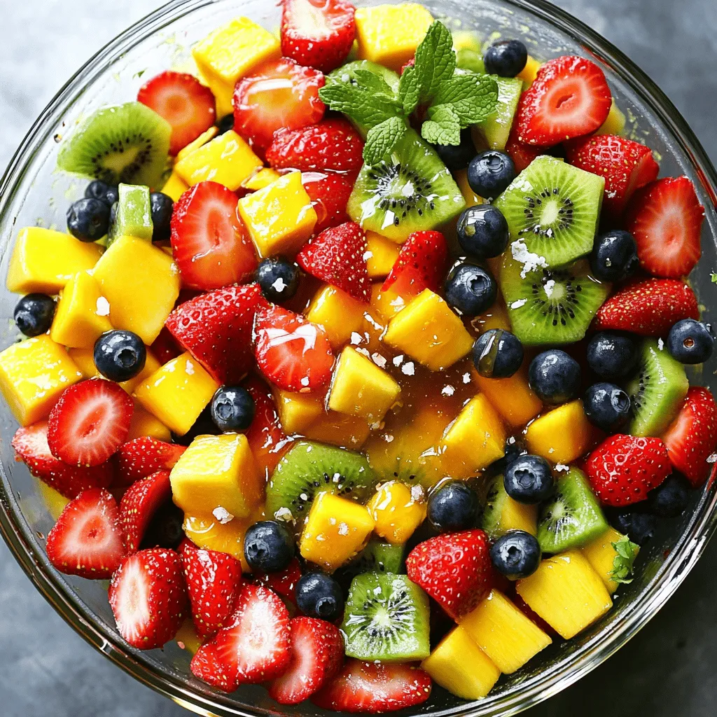 Summer Fruit Salad Refreshing and Flavorful Delight