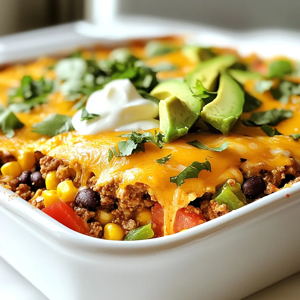 Slow Cooker Taco Casserole Flavor-Packed Comfort Dish