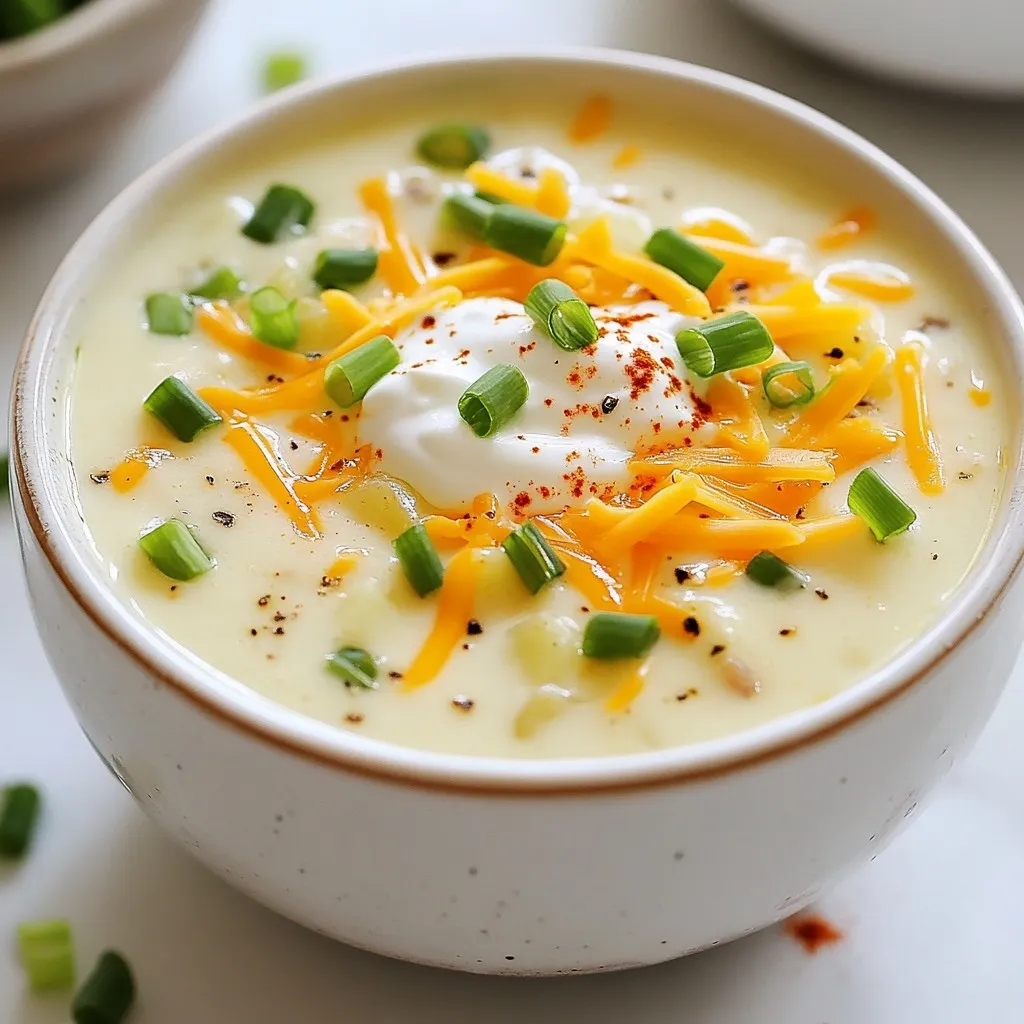 Creamy Loaded Potato Soup Flavorful and Cozy Recipe
