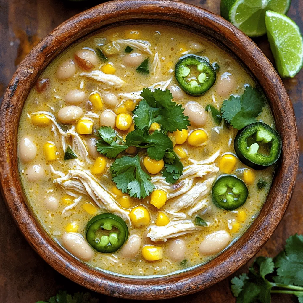 Slow Cooker Creamy White Chicken Chili Delight