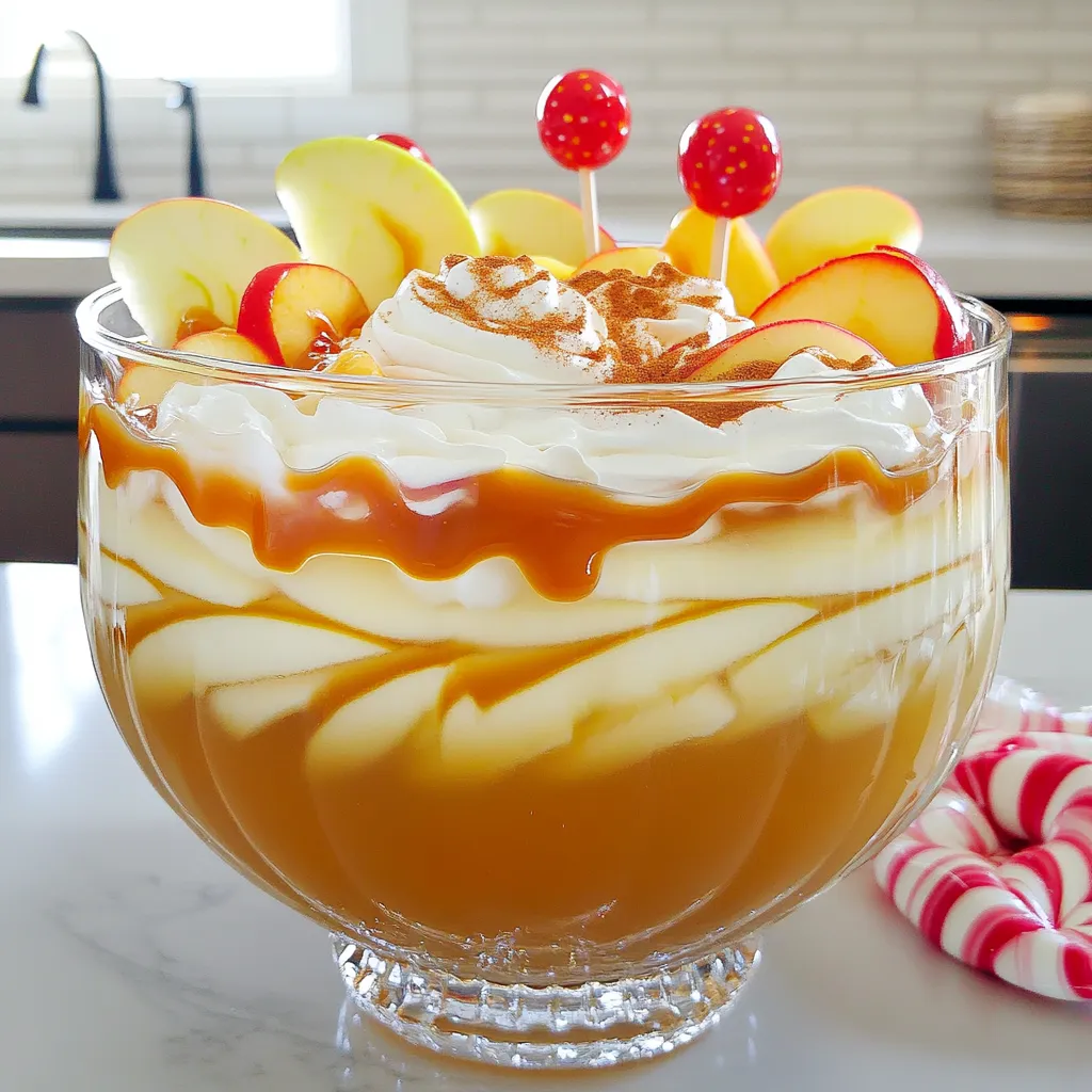 Caramel Apple Party Punch Delightful Fall Refreshment