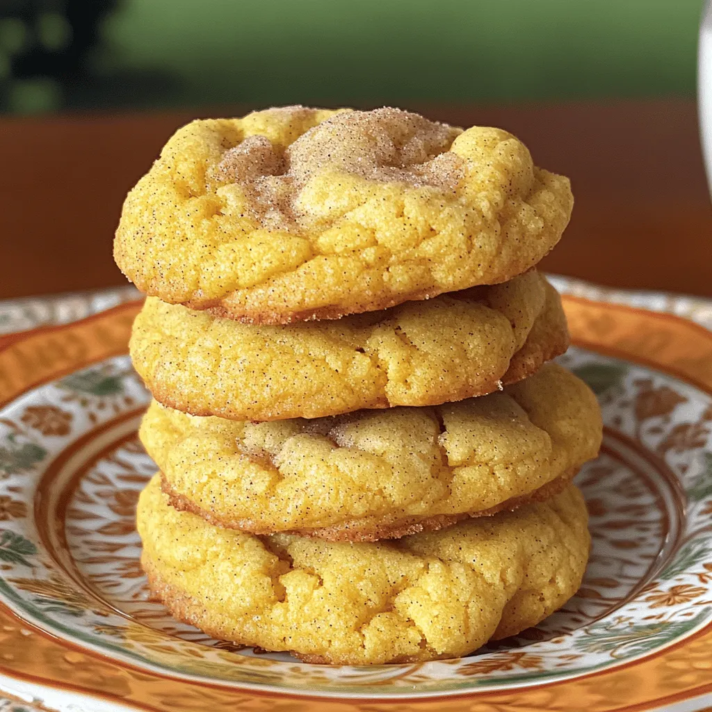 Pumpkin Snickerdoodle Cookies Irresistible and Soft