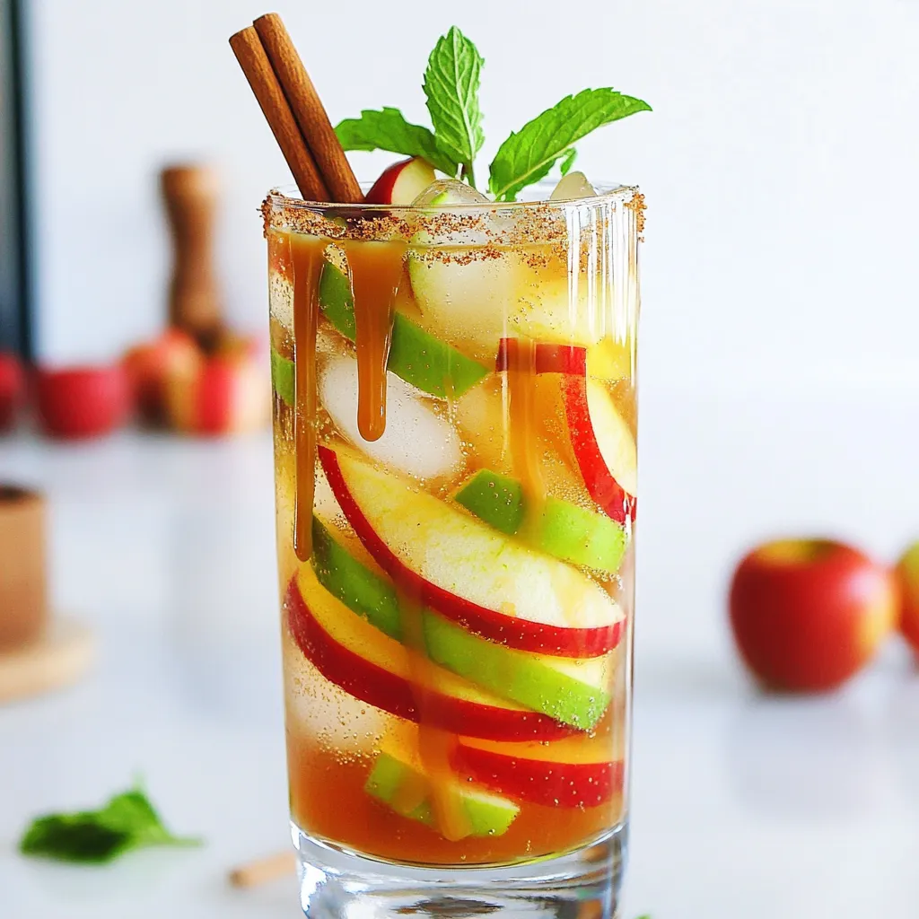Caramel Apple Sangria Flavorful Fall Beverage Delight