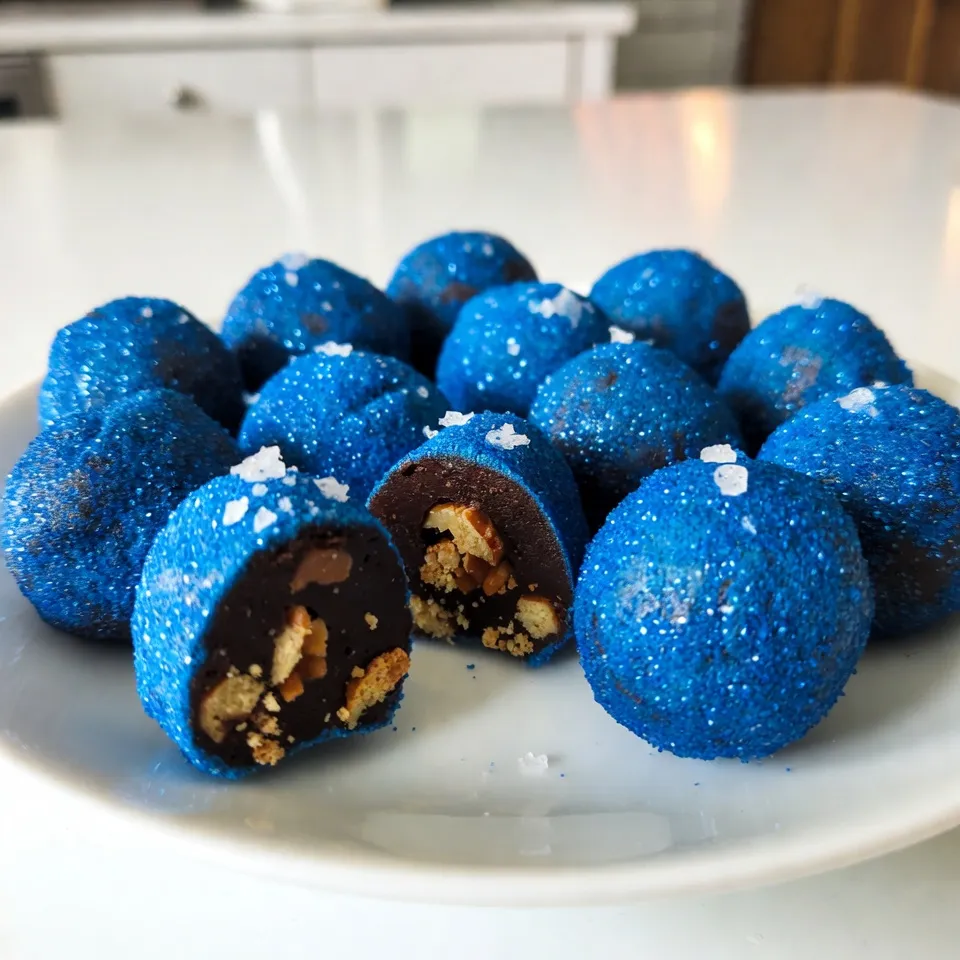 Blue Christmas Truffles Delightful Holiday Treats
