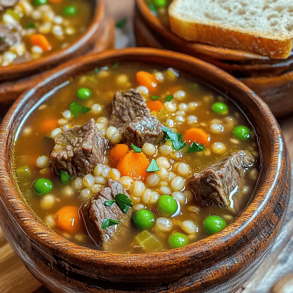 Hearty Beef Barley Soup Easy and Flavorful Recipe